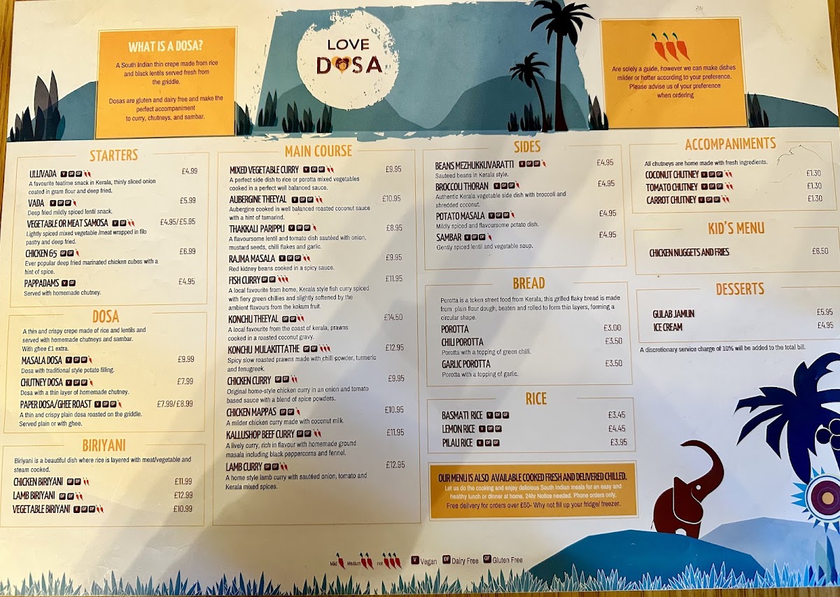 Menu Love Dosa-1