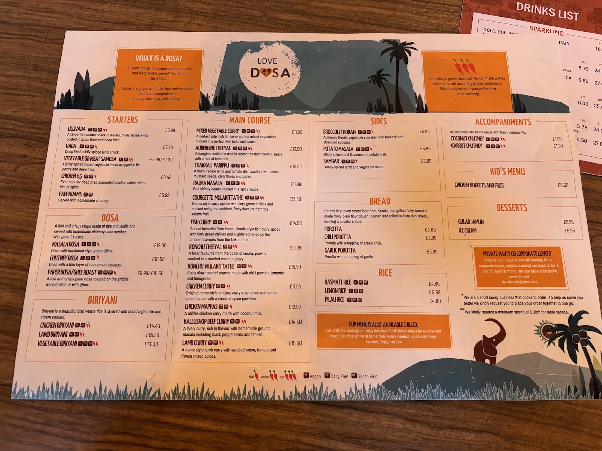 Menu Love Dosa-4