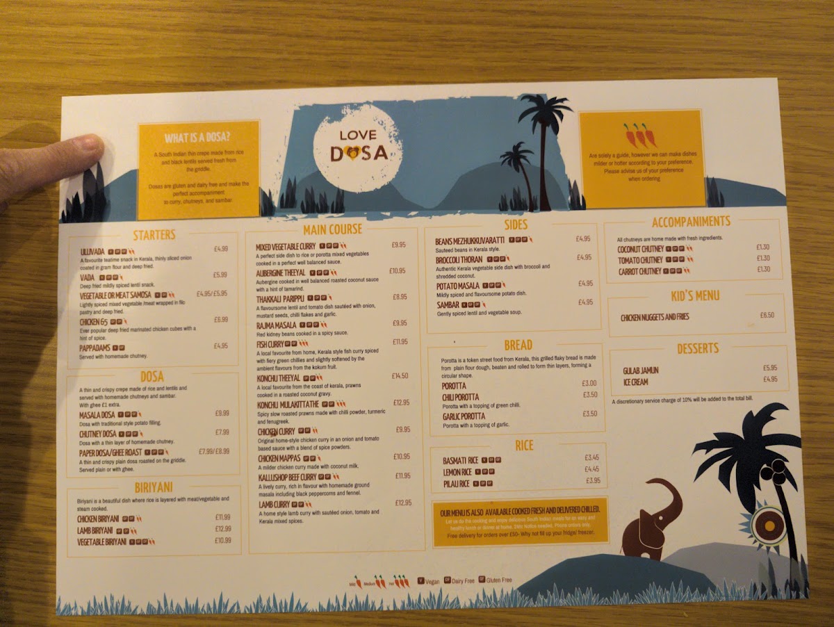 Menu Love Dosa-8