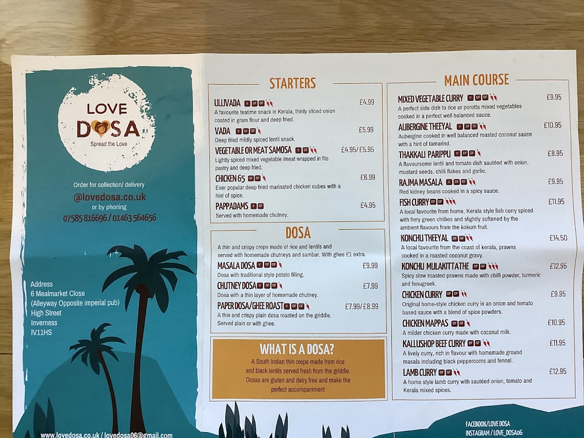 Menu Love Dosa-9
